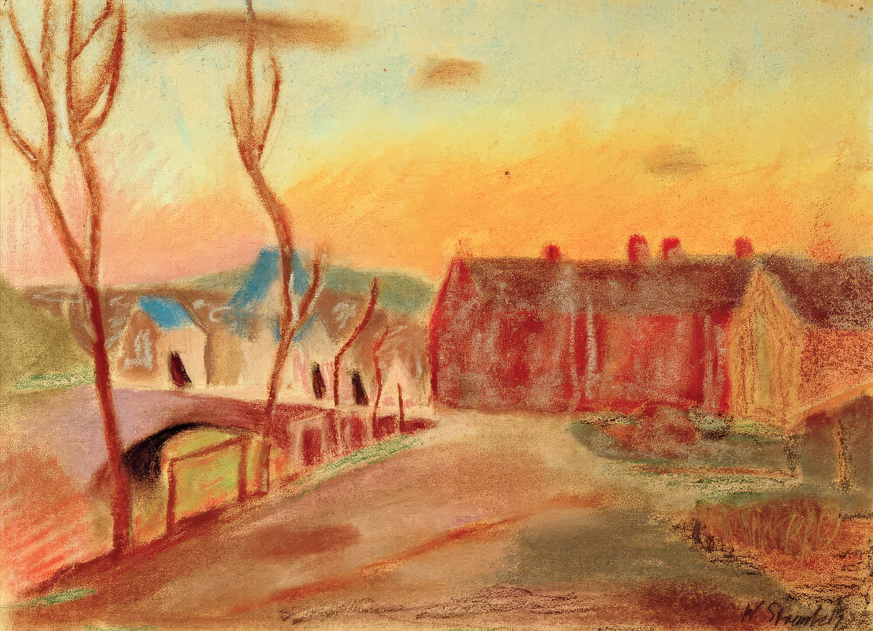Dorfweg in Rosa tekijältä William Straube