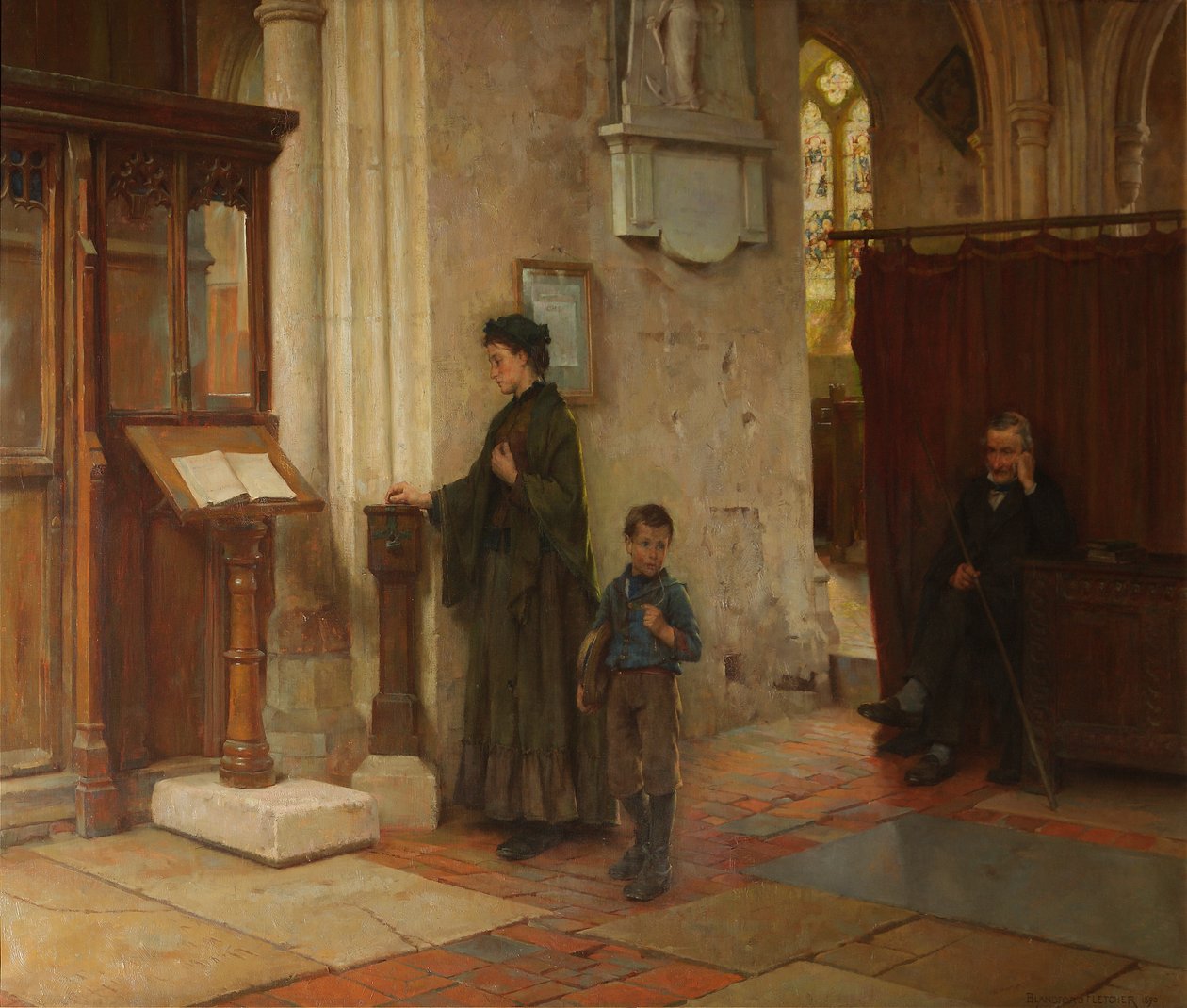 Leskenleipä, 1890 tekijältä William Teulon Blandford Fletcher