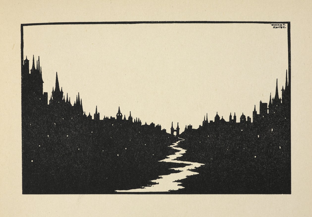 Nocturne, levy 33 julkaisusta "A Book of Images, esittelijä W. B. Yeats" tekijältä William Thomas Horton