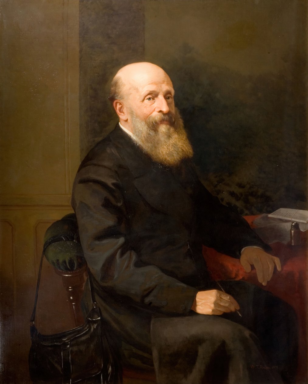 John Birt Daviesin muotokuva, 1873. tekijältä William Thomas Roden