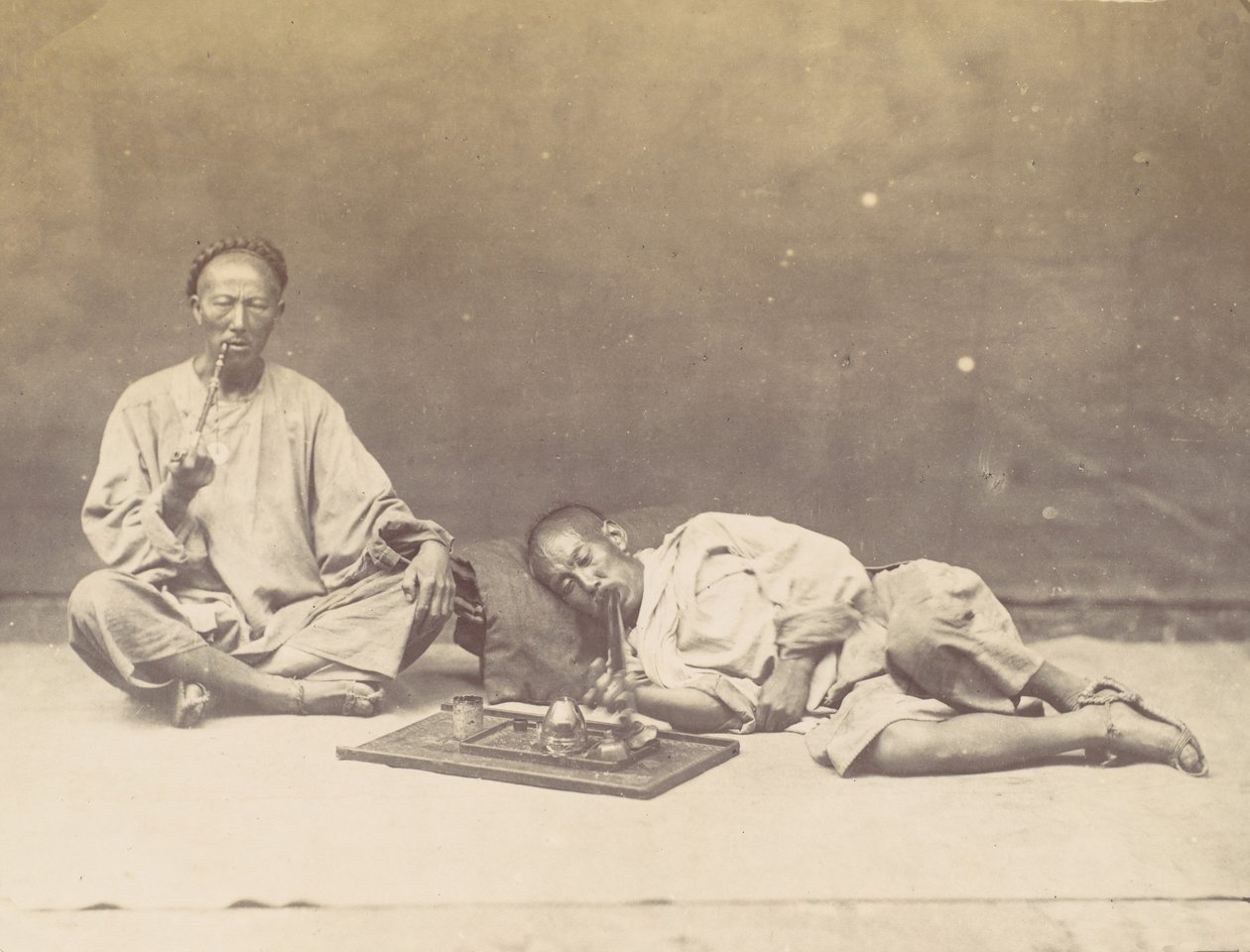 Oopiumin polttaja, 1867. tekijältä William Thomas Saunders