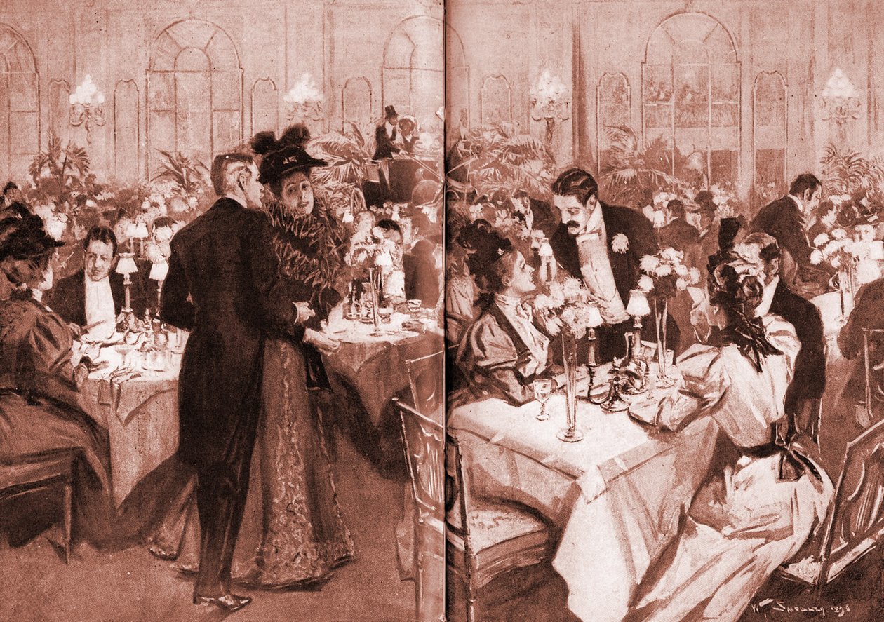 Waldorf-hotellin korkean seuran jäseniä tekijältä William Thomas Smedley