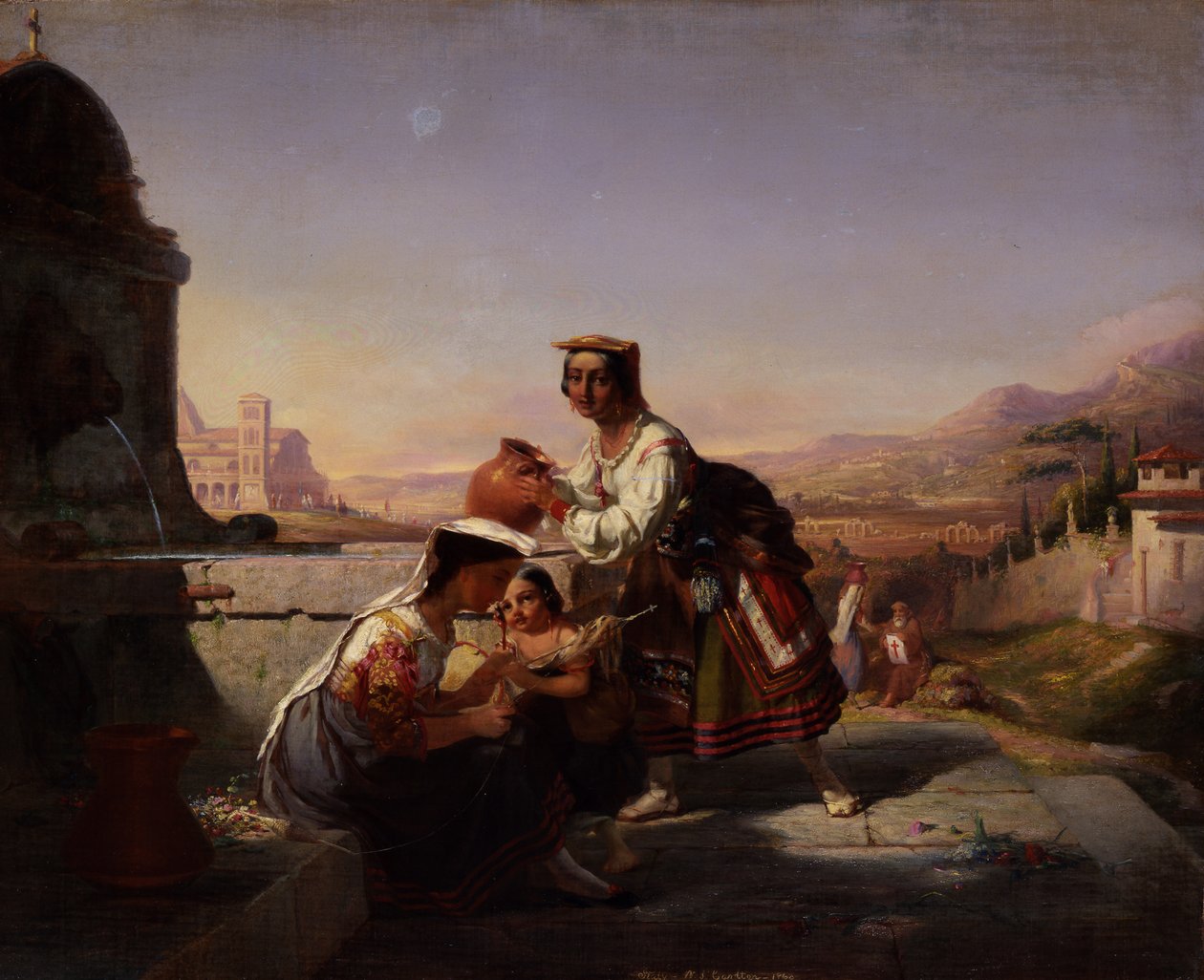 Italialainen kohtaus, 1860. tekijältä William Tolman Carlton