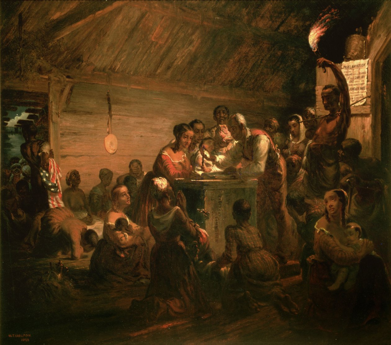 Vapautumisen tunti, 1863 tekijältä William Tolman Carlton