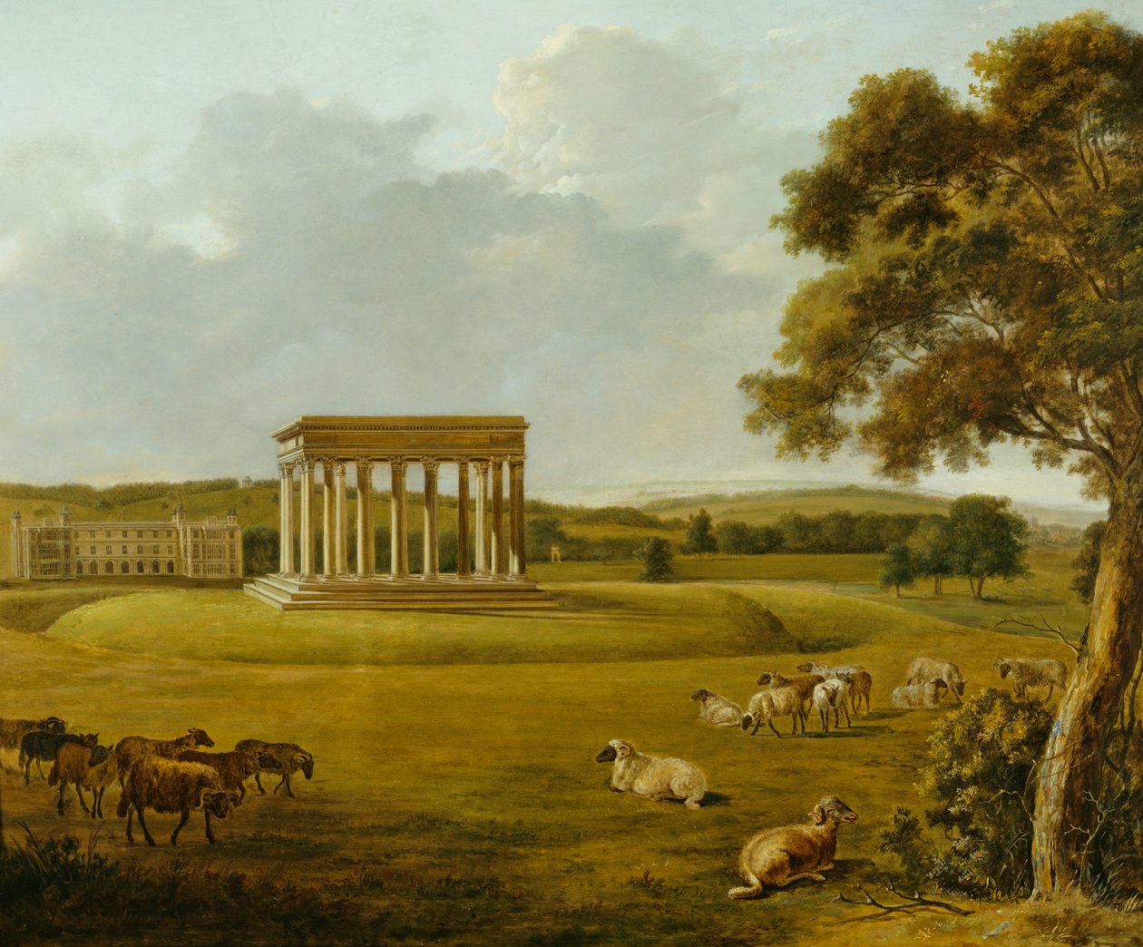 Audley End House, Saffron Walden, Essex, 1700-luku tekijältä William Tomkins