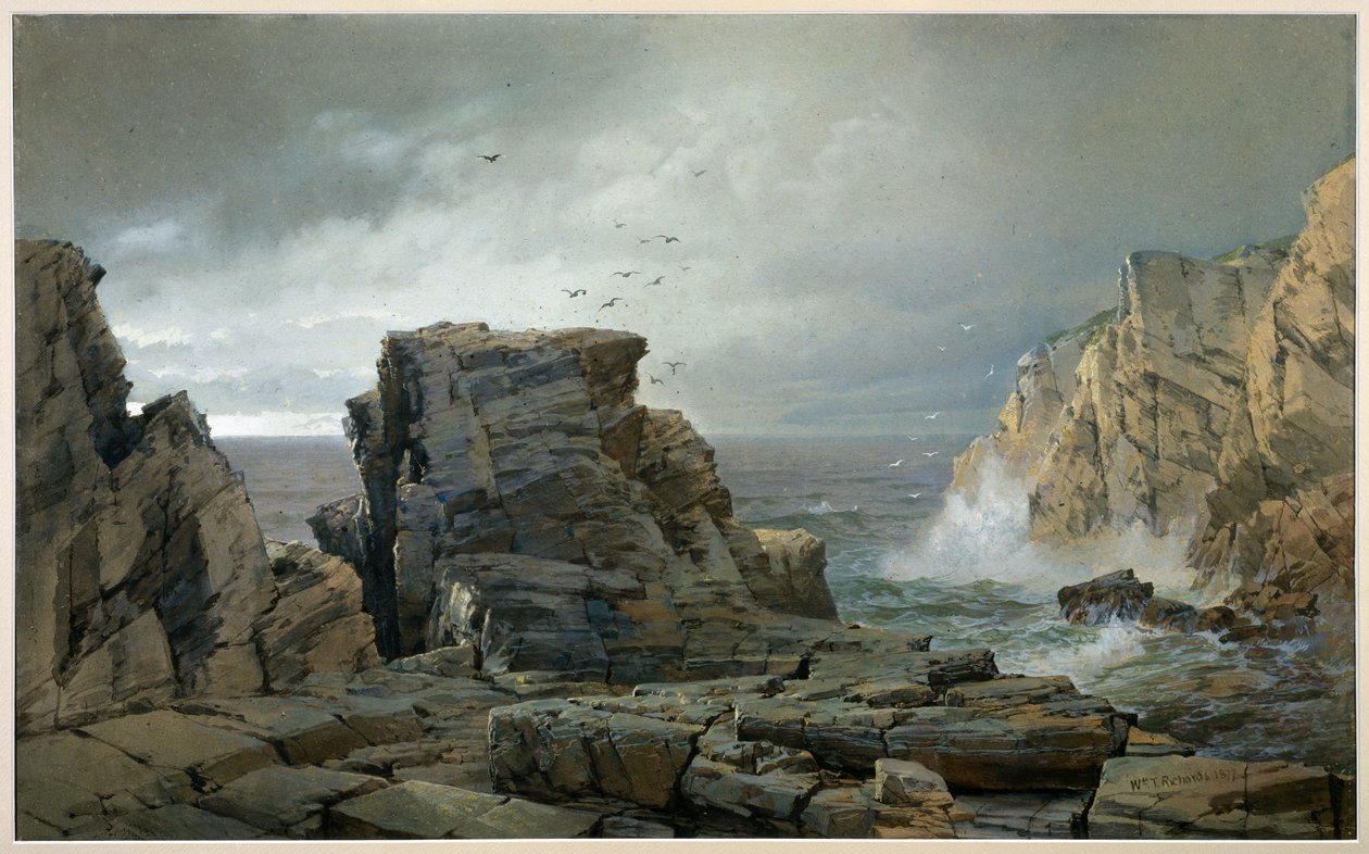 Kallioinen rannikko tekijältä William Trost Richards