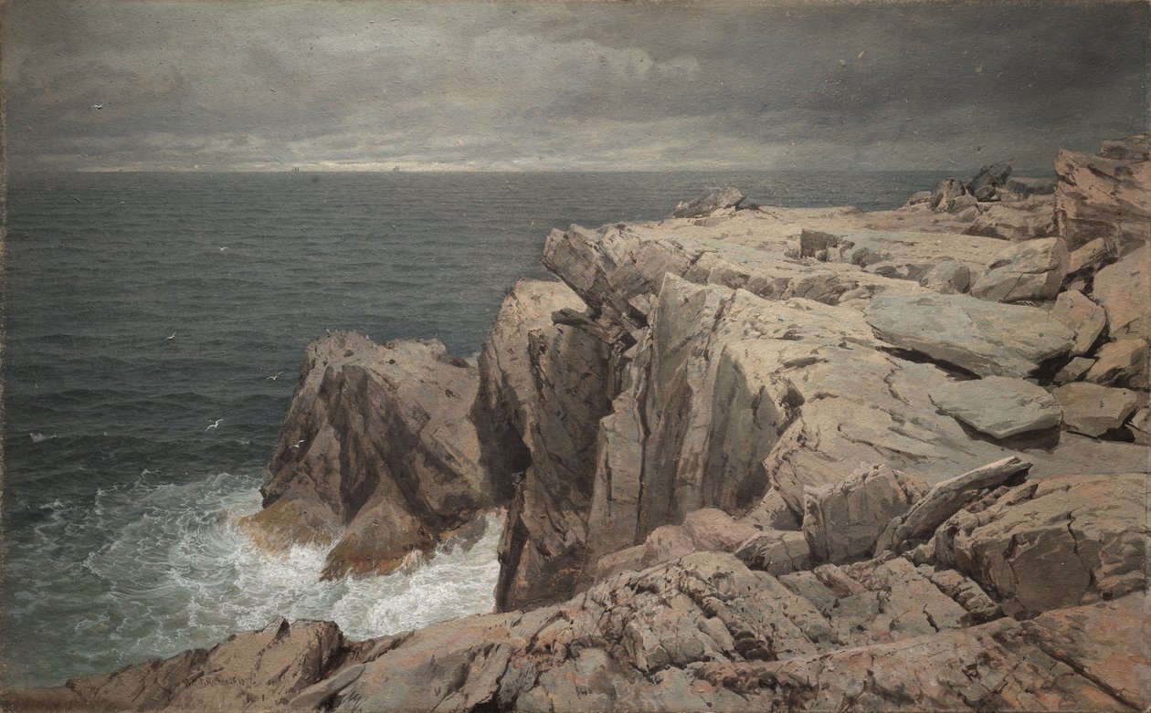 Merimetsokallio, Jamestown, Rhode Island tekijältä William Trost Richards