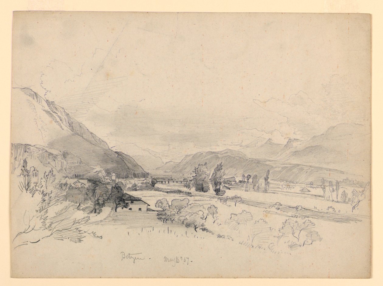 Maisema, Bautzen, Saksa tekijältä William Trost Richards