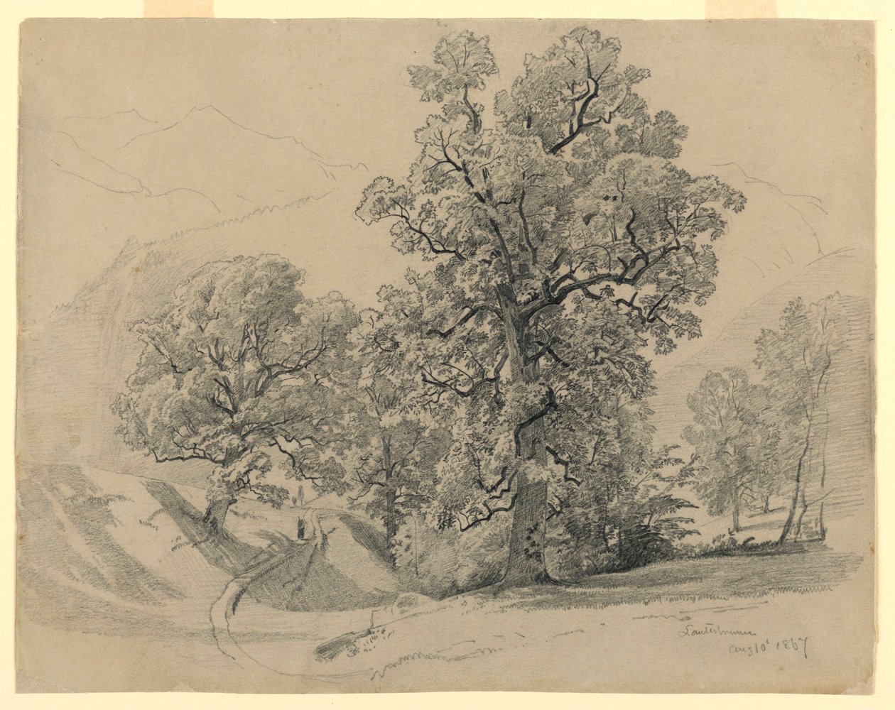 Maisema, Lauterbrunnen, Sveitsi tekijältä William Trost Richards