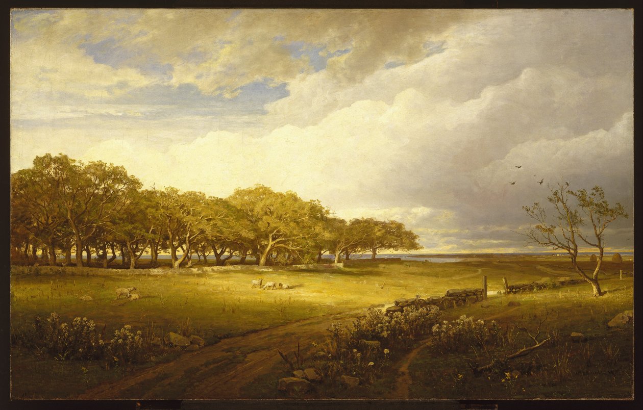 Vanha hedelmätarha Newportissa tekijältä William Trost Richards