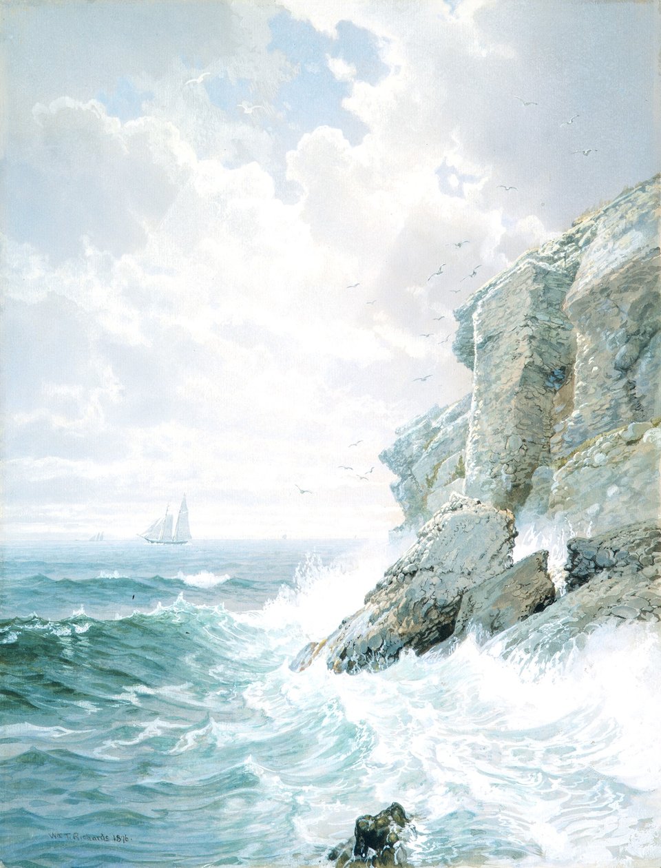 Purgatory Cliff tekijältä William Trost Richards