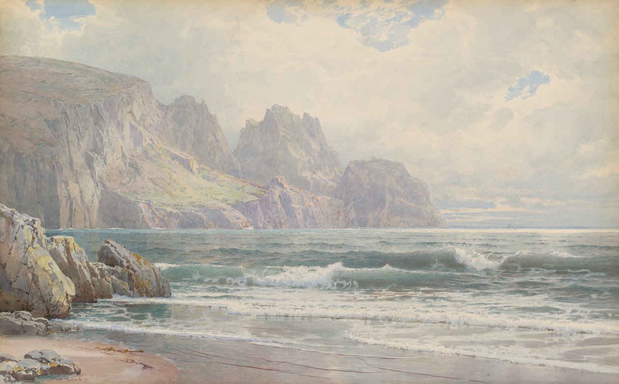 Kallioinen rannikko tekijältä William Trost Richards