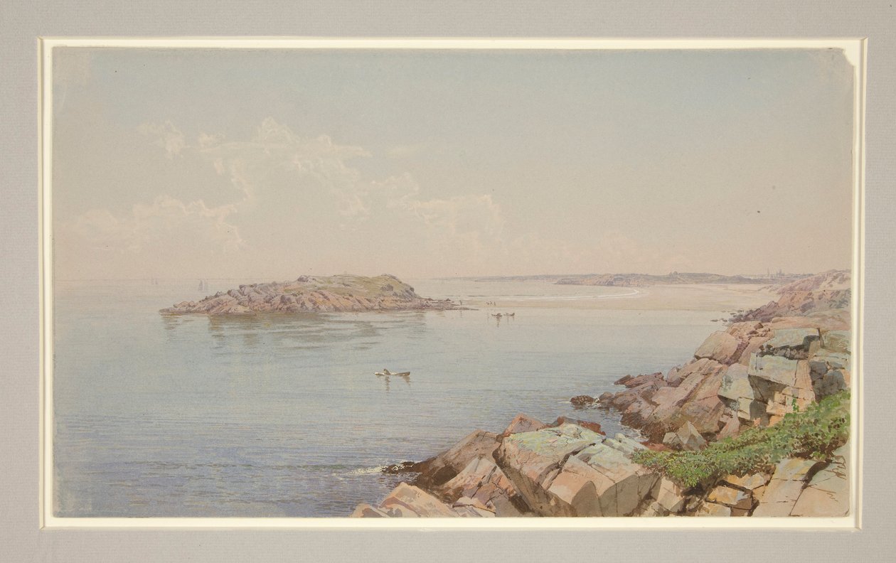 Kohtaus Narragansett Bayllä (?) tekijältä William Trost Richards