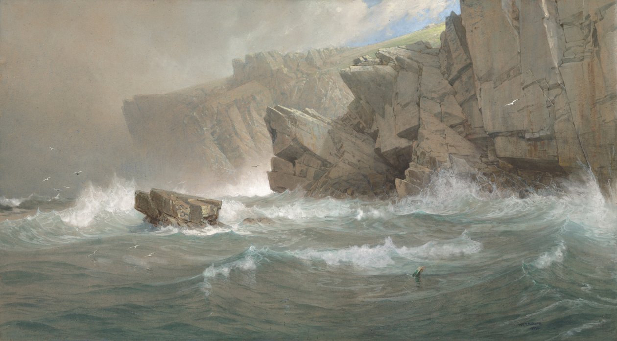 Lounaiskärki, Conanicut tekijältä William Trost Richards