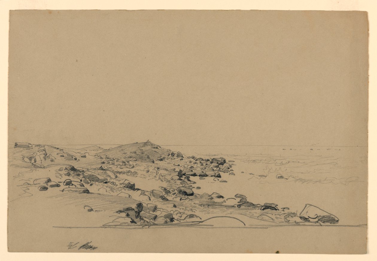 Tutkimus merenrannasta, Rhode Island tekijältä William Trost Richards