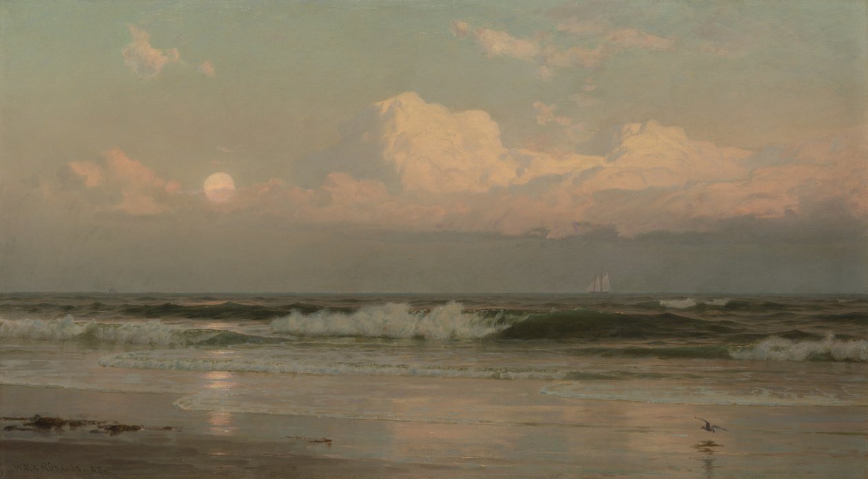 Elokuun kuu tekijältä William Trost Richards
