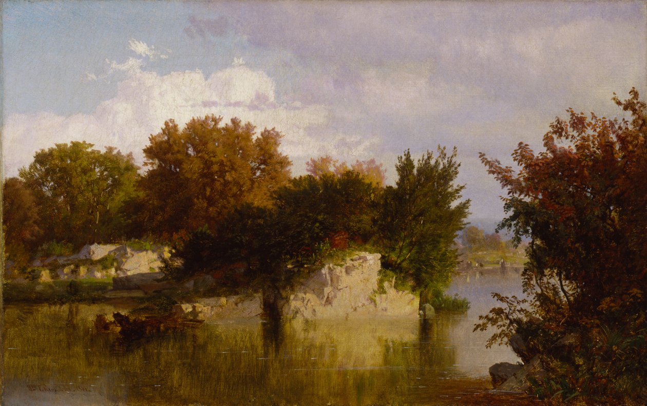 Puut Streamin varrella syksyllä 1861. tekijältä William Trost Richards