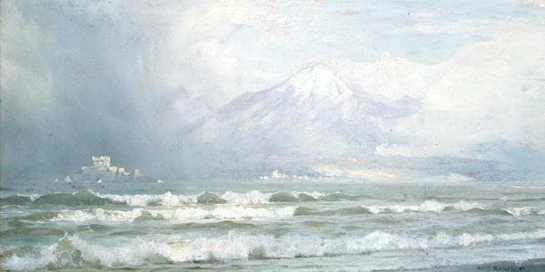 Vesuvius talvella tekijältä William Trost Richards