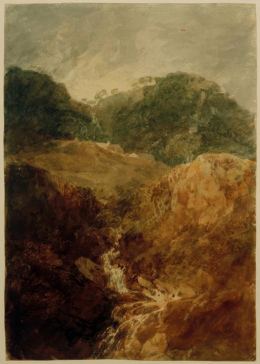 Vuoristovirta: Derwentwaterin johtaja(?) tekijältä Joseph Mallord William Turner