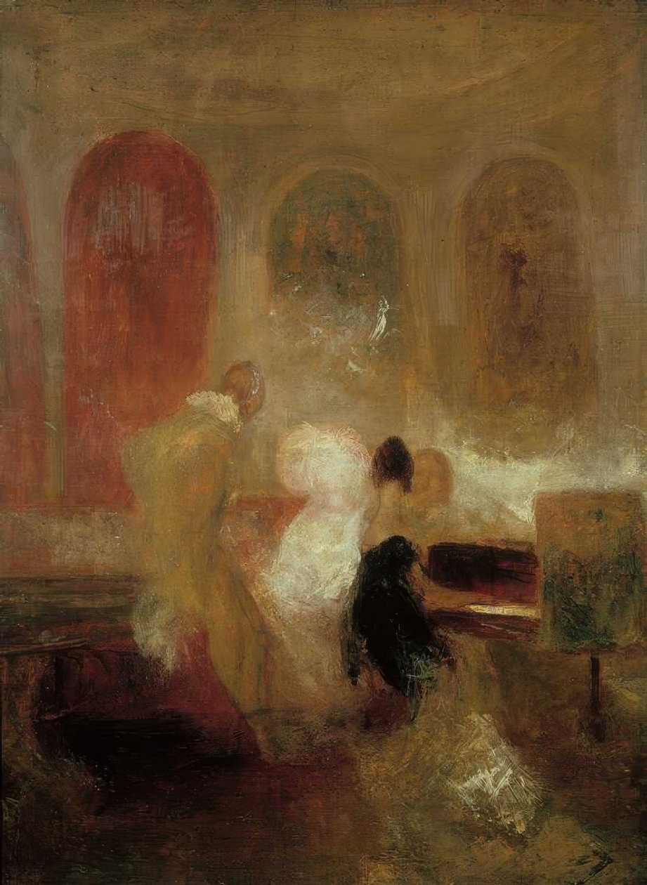 Musiikkijuhlat, East Cowesin linna (Musiikkia East Cowesin linnassa). tekijältä Joseph Mallord William Turner