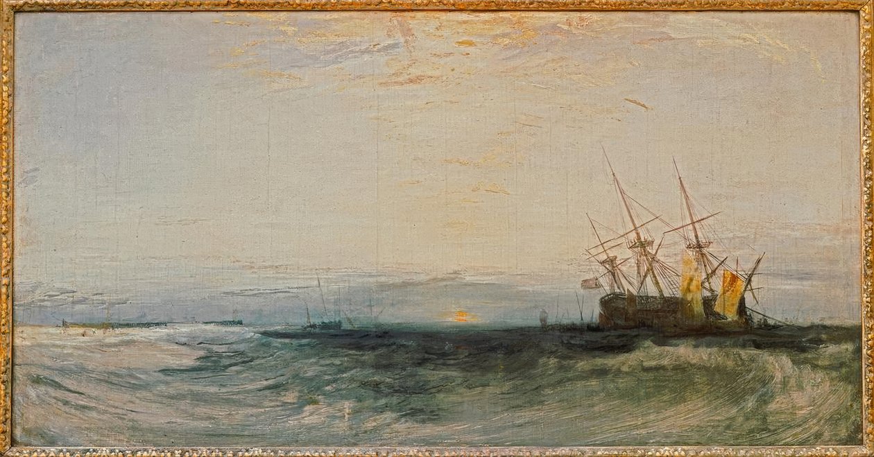 Laiva karille tekijältä Joseph Mallord William Turner