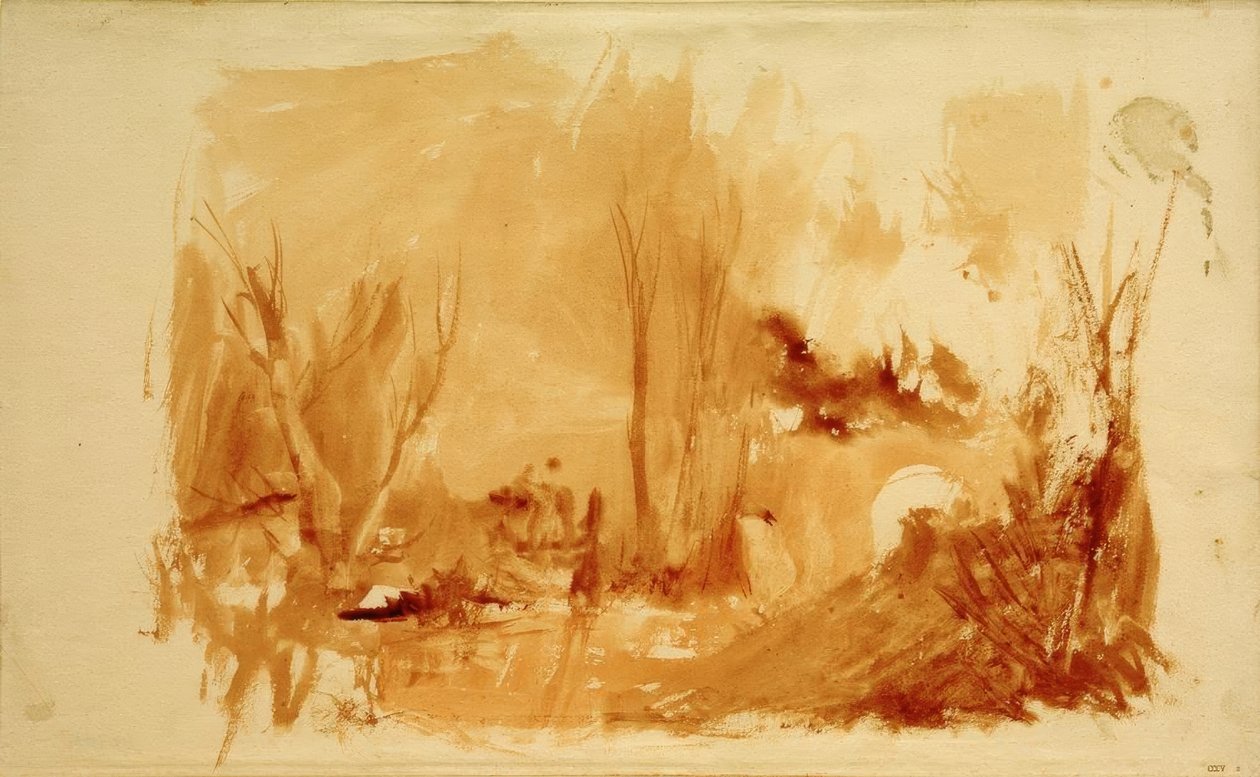 Metsäinen maisema tekijältä Joseph Mallord William Turner