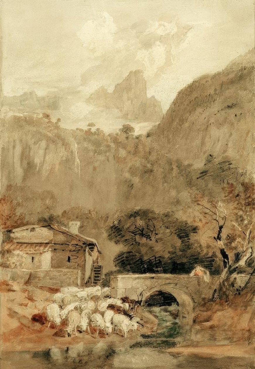 Aiguillette Clusen laaksosta tekijältä Joseph Mallord William Turner