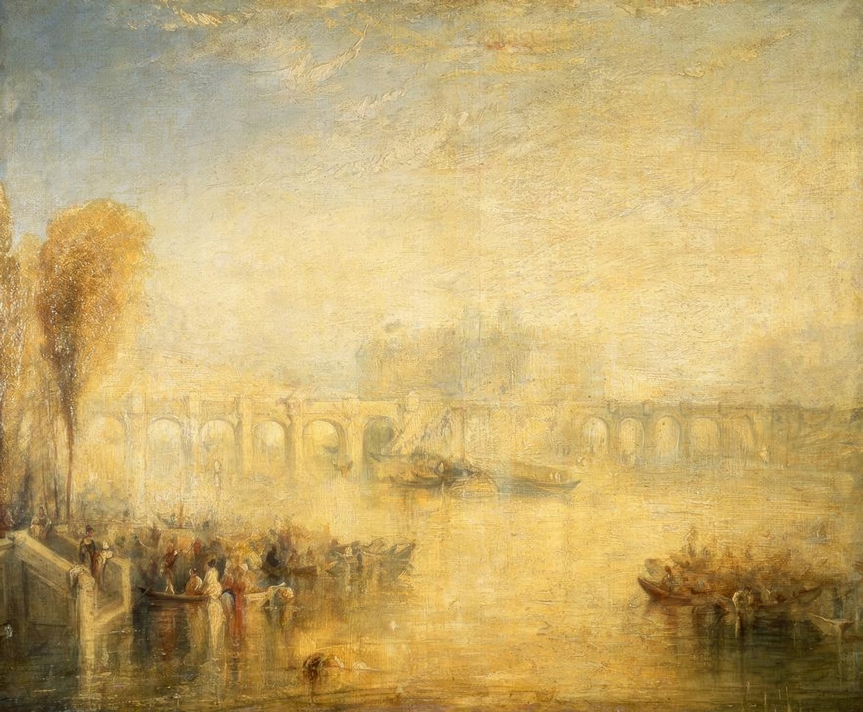Näkymä Pont Neufiin Pariisissa tekijältä Joseph Mallord William Turner