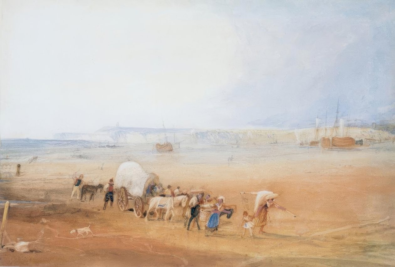 Rantakuva etelärannikolla tekijältä Joseph Mallord William Turner