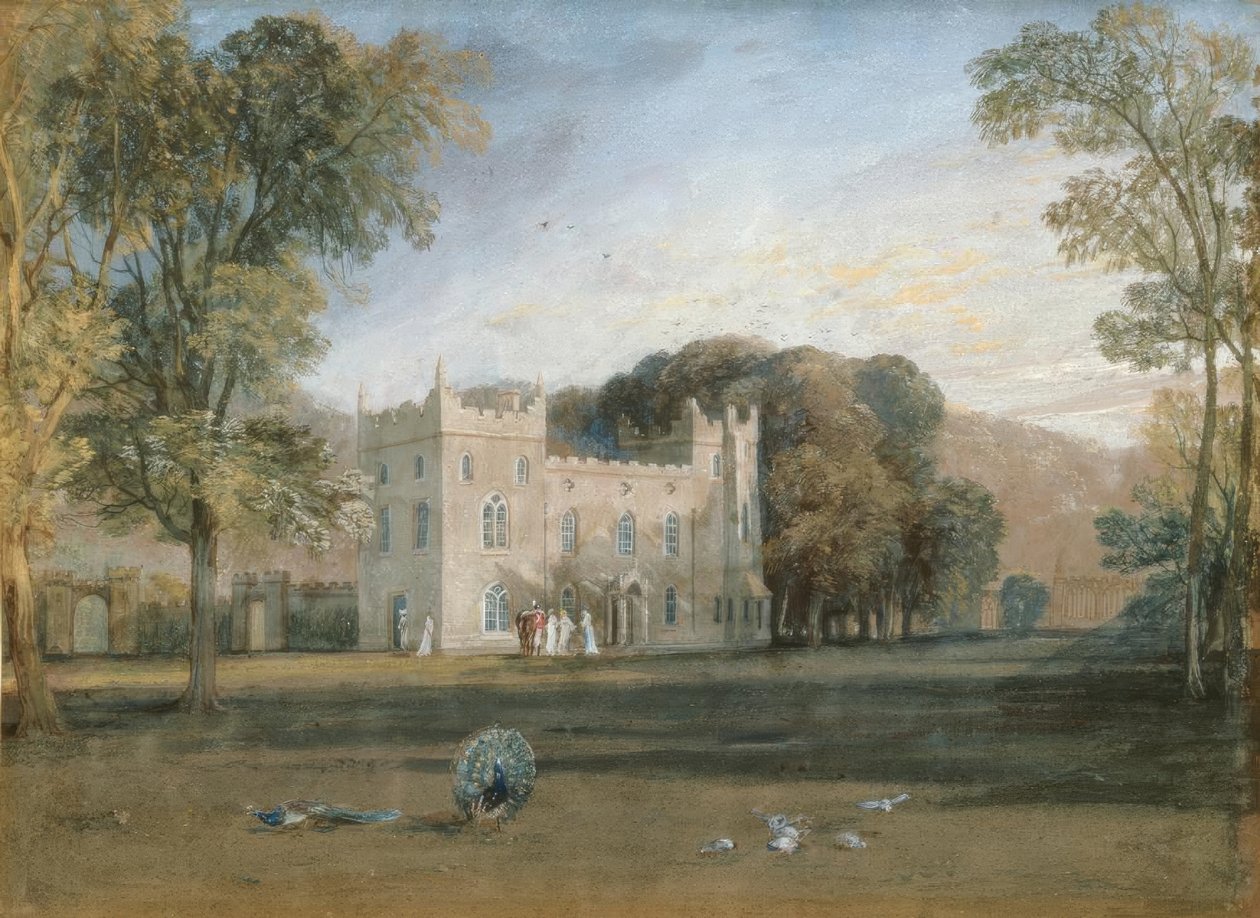 Clontarfin linna, Co. Dublin tekijältä Joseph Mallord William Turner
