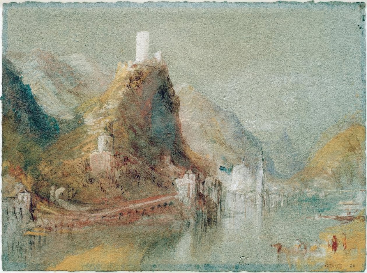 Cochem etelästä katsottuna tekijältä Joseph Mallord William Turner