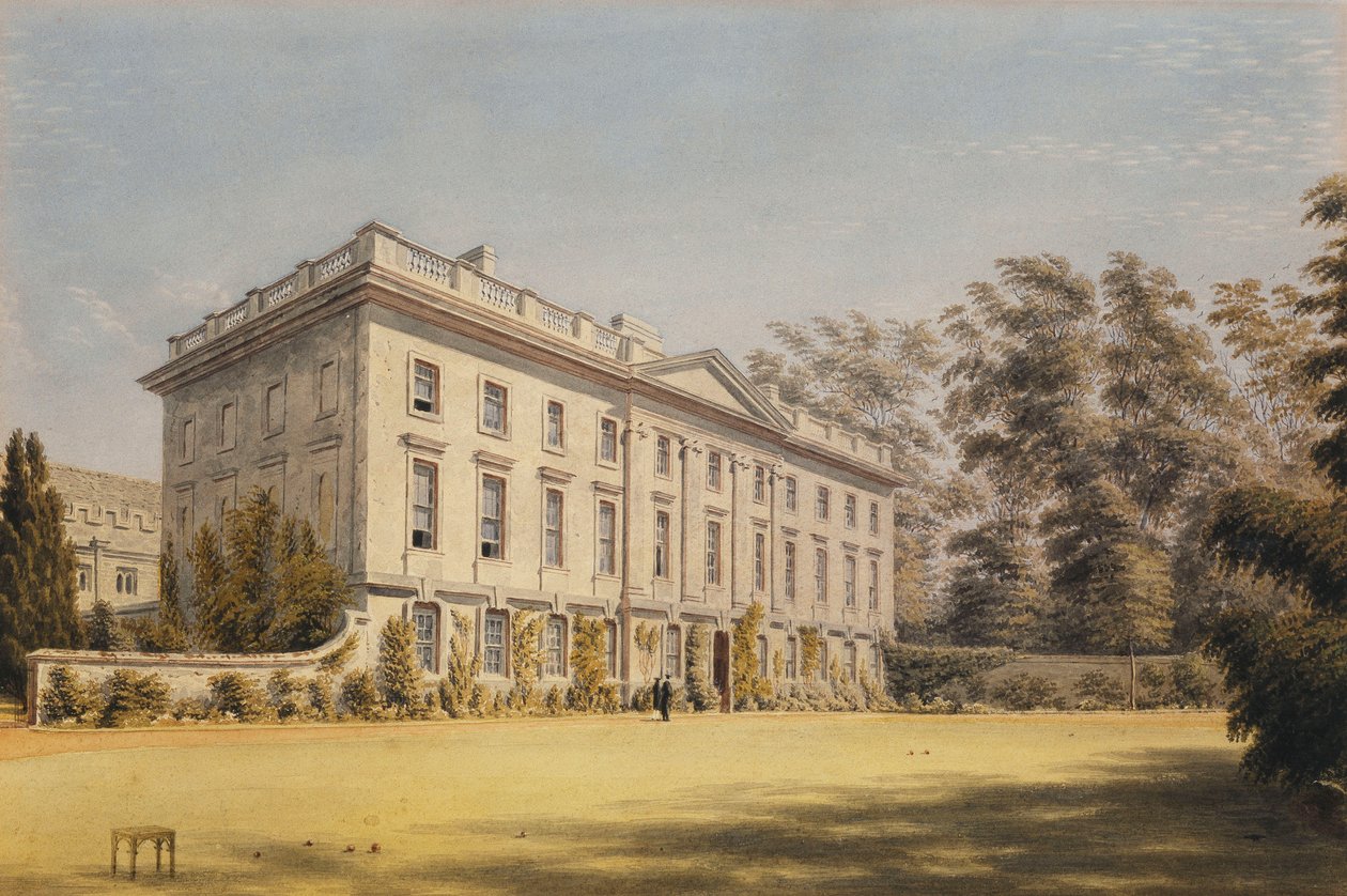 Corpus Christi College, Oxford, tekijältä Joseph Mallord William Turner