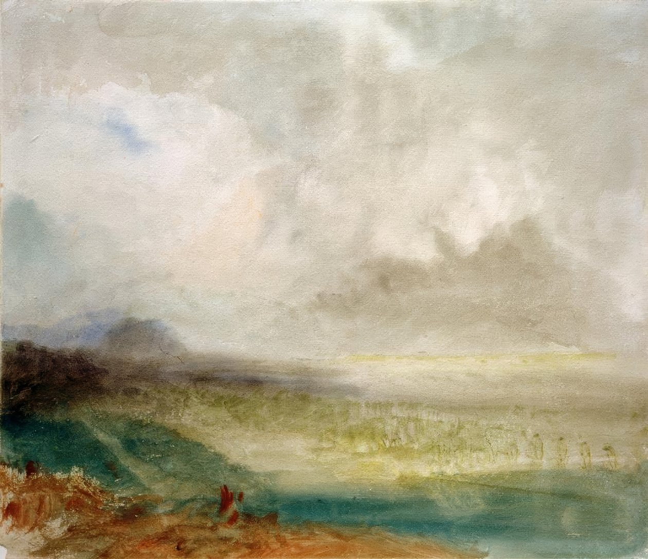 Das Rhônetal bei Sion tekijältä Joseph Mallord William Turner