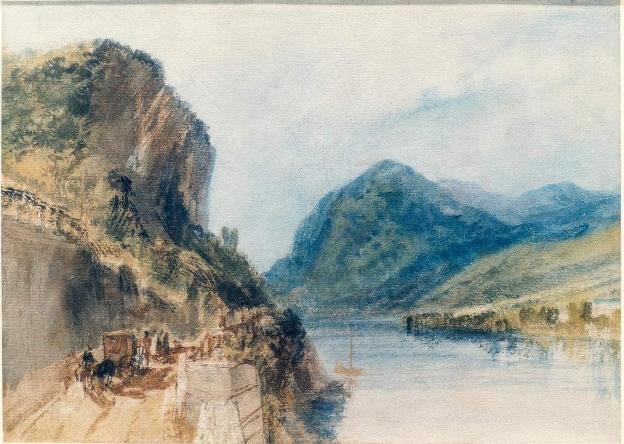 Drachenfelsit tekijältä Joseph Mallord William Turner