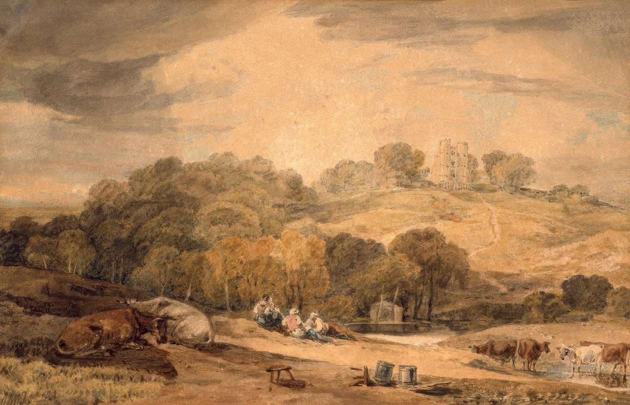 Donnington Castle, Newbury, Berkshire tekijältä Joseph Mallord William Turner