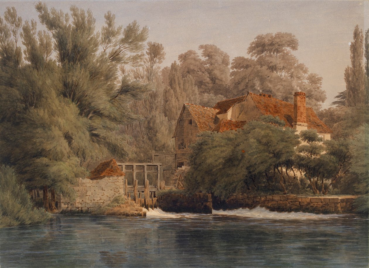 Iffley Mill, 1840-luku tekijältä Joseph Mallord William Turner