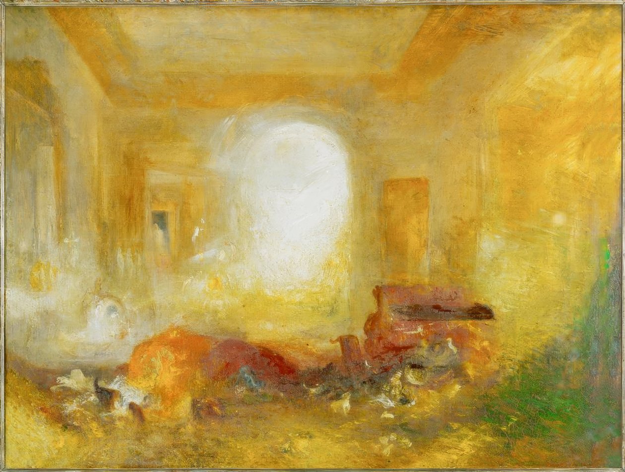 Sisätilat Petworthissa tekijältä Joseph Mallord William Turner