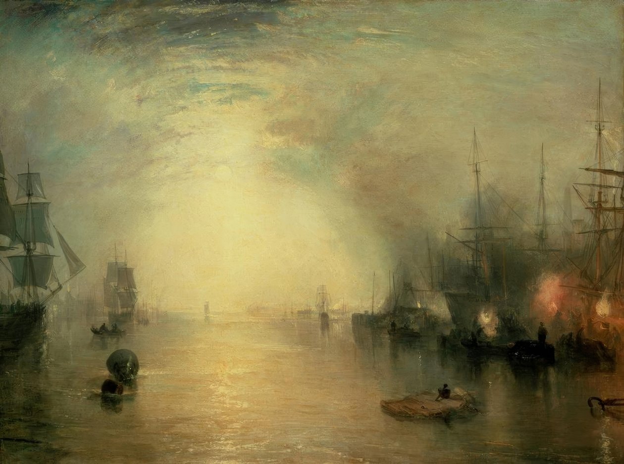 Keelmen Heaving in Coals by Moonlight tekijältä Joseph Mallord William Turner