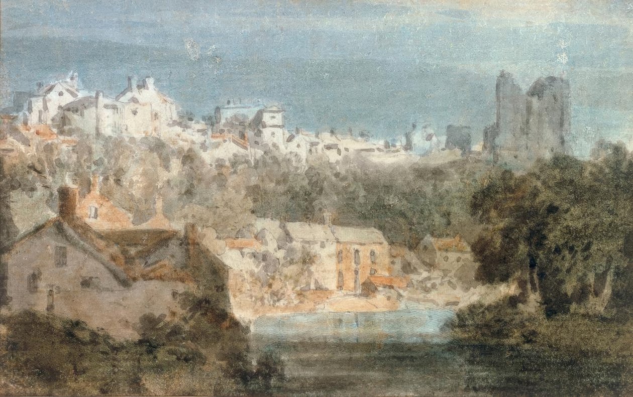 Knaresboroughin linna, Yorkshire tekijältä Joseph Mallord William Turner
