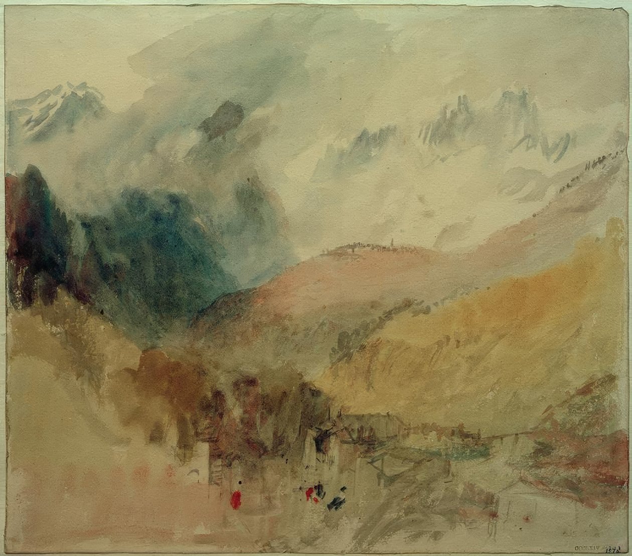 Mont-Blanc ja le Chetif katselevat Pre-Saint Didier