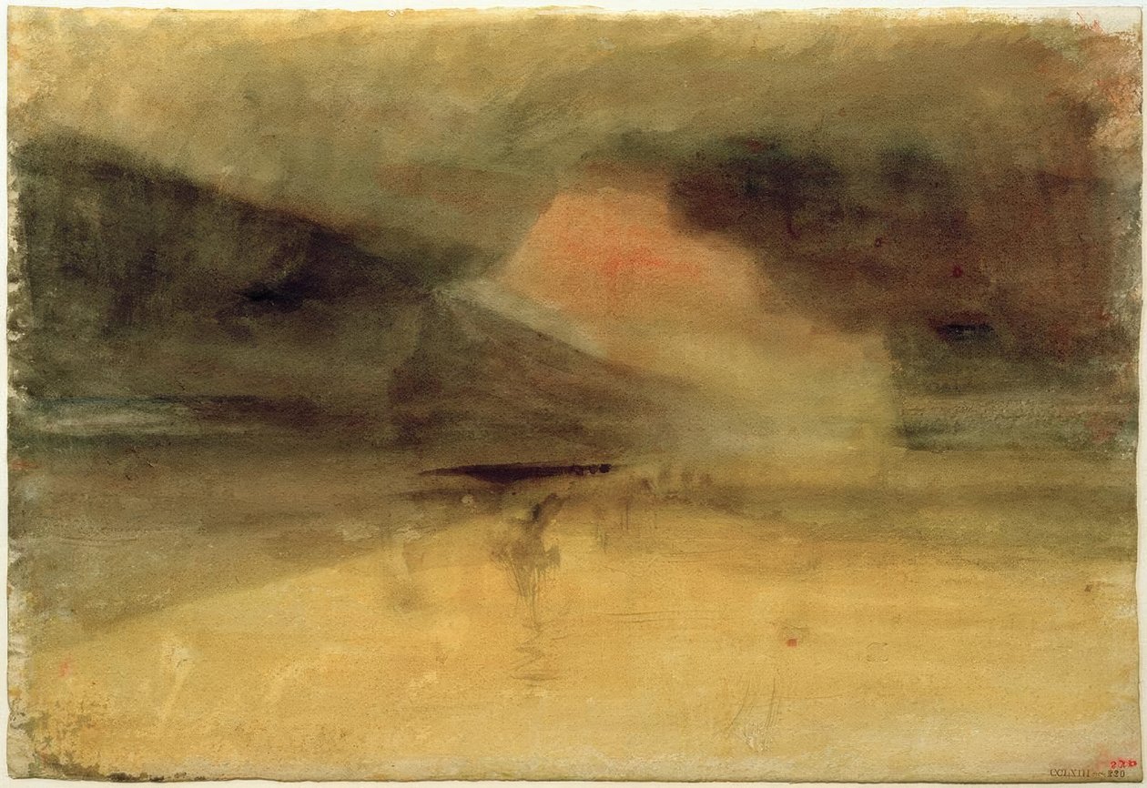 Mont Saint Michel tekijältä Joseph Mallord William Turner