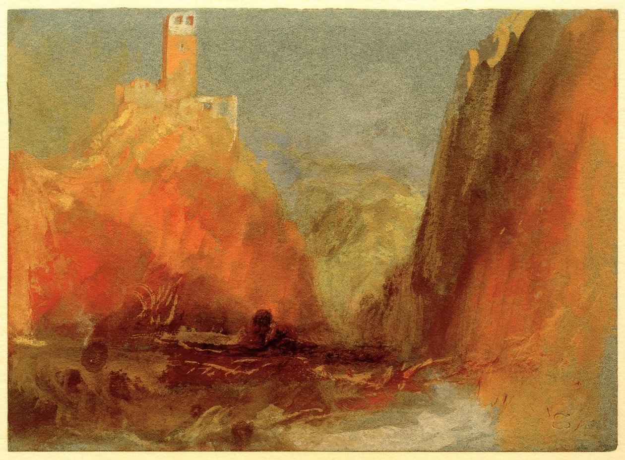Moselle(?) tekijältä Joseph Mallord William Turner