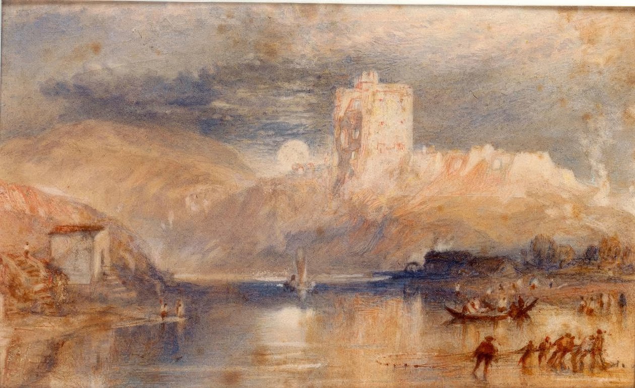 Norhamin linna – Moonrise tekijältä Joseph Mallord William Turner