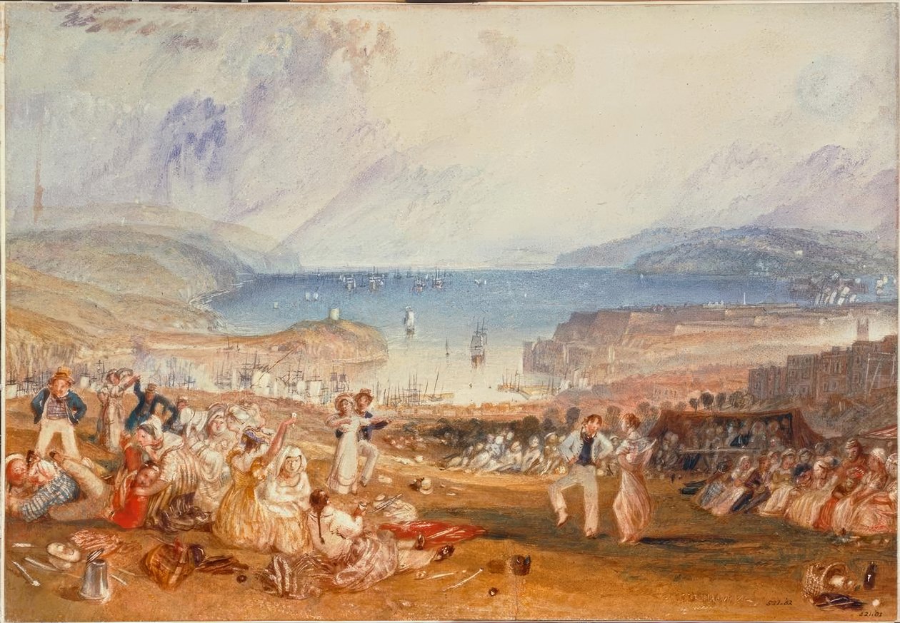 Plymouth, Devonshire tekijältä Joseph Mallord William Turner