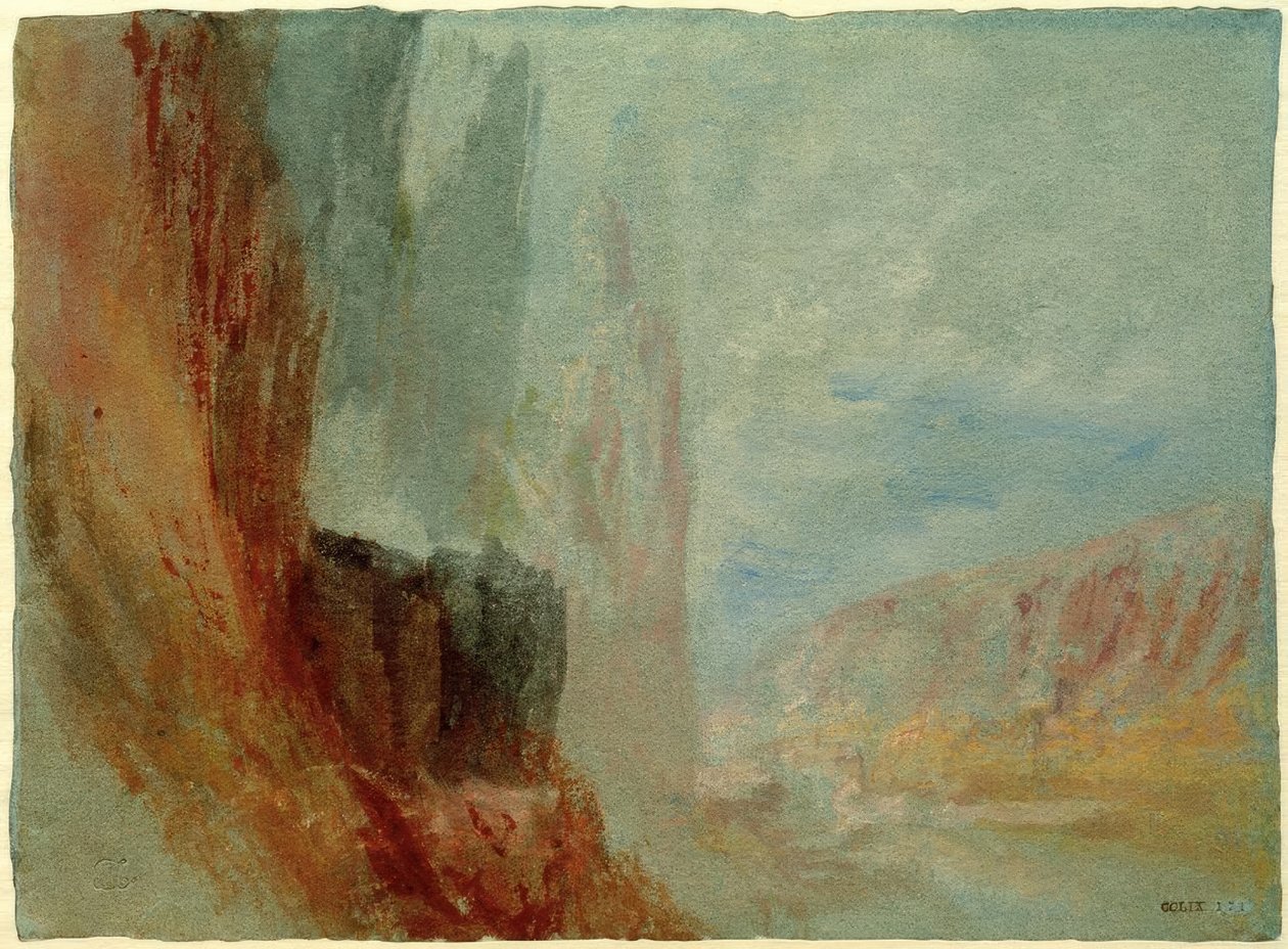 Rocks on Maas tekijältä Joseph Mallord William Turner