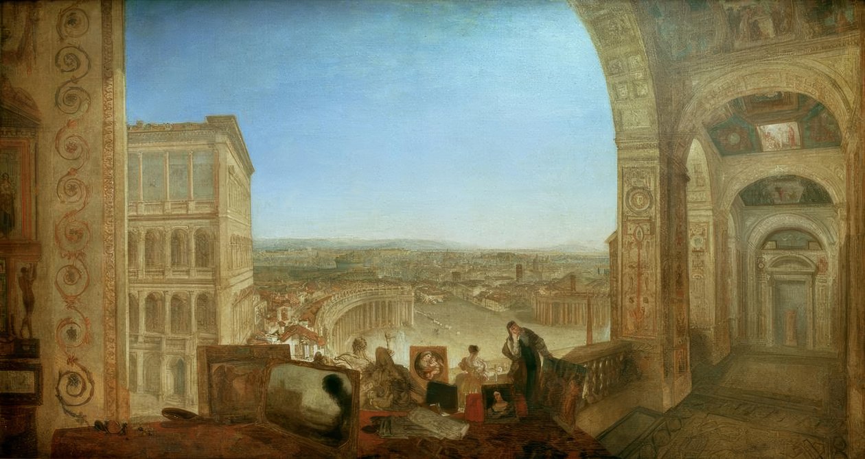 Rooma, Vatikaanista. Raffaelle mukana La Fornari tekijältä Joseph Mallord William Turner