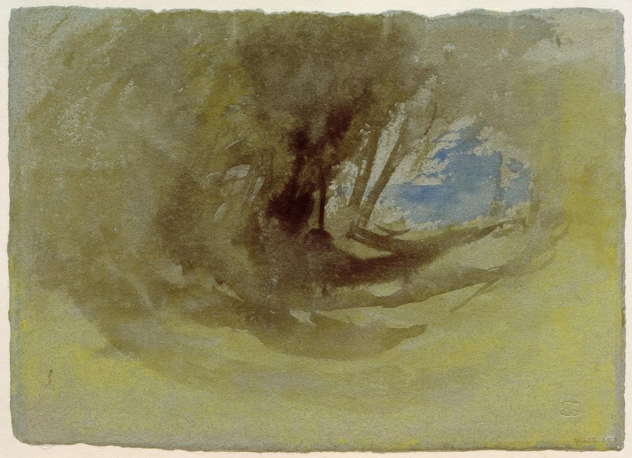 Kohtaus Maasissa tai Moselissa (?) tekijältä Joseph Mallord William Turner