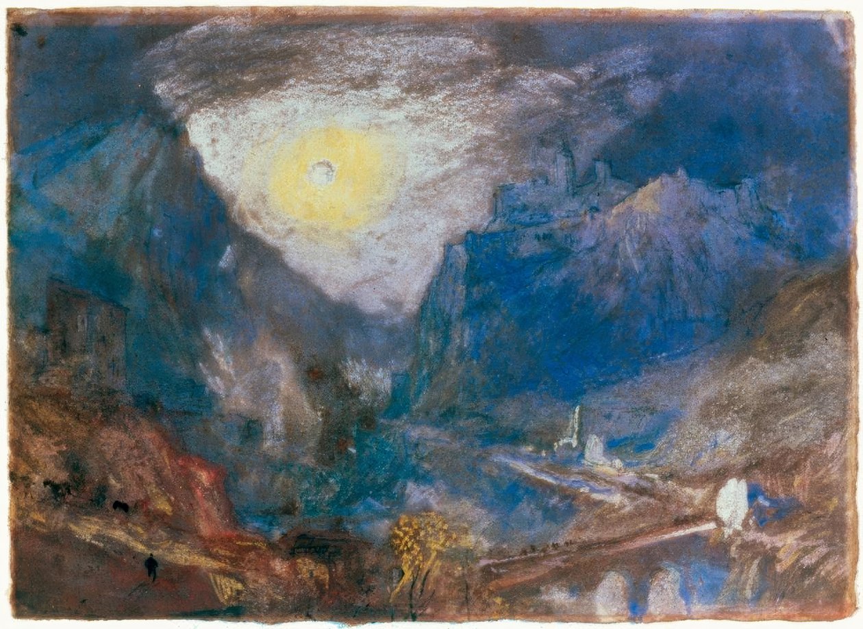Sisteron, Ranska tekijältä Joseph Mallord William Turner