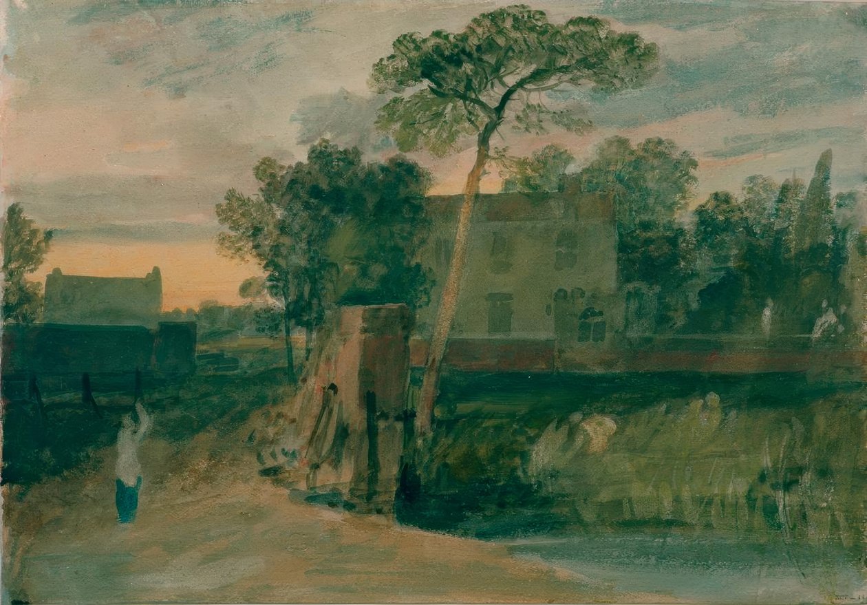 Syon Ferry House, Isleworth, Sunset tekijältä Joseph Mallord William Turner