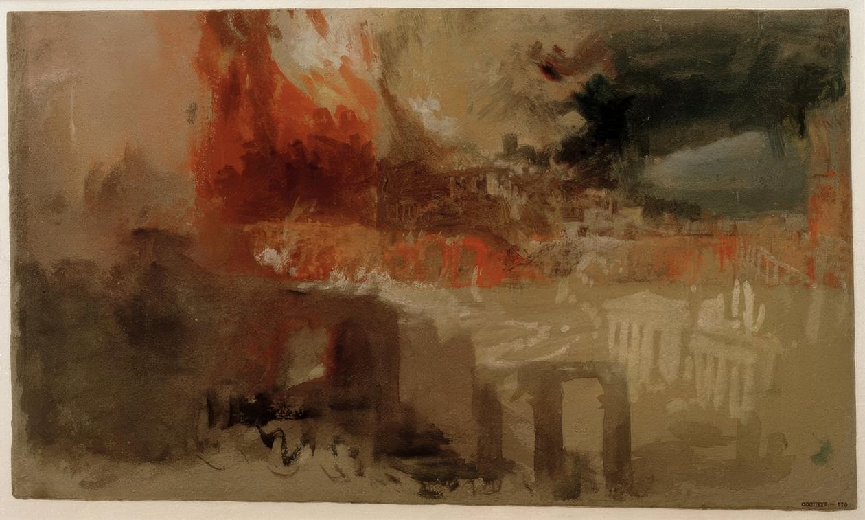 Rooman palaminen tekijältä Joseph Mallord William Turner